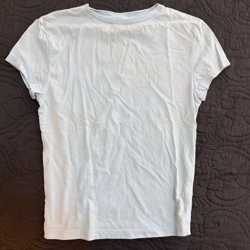Wild Fable Soft Blue Baby Tee